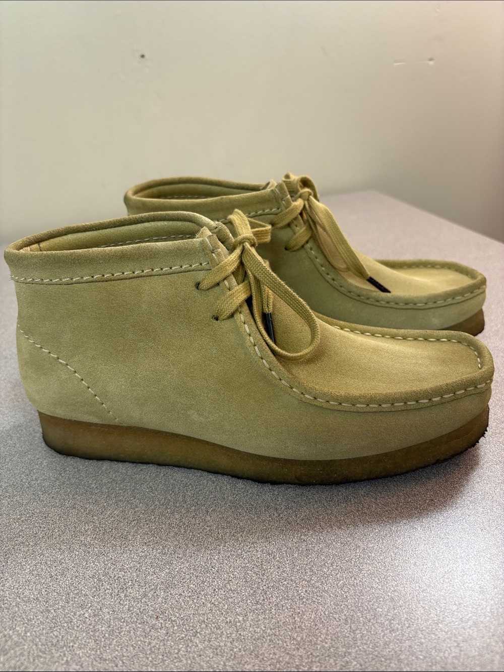 Clarks Women's Suede Ankle Boots in a Maple Colour